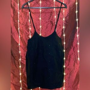 Skirt with suspenders